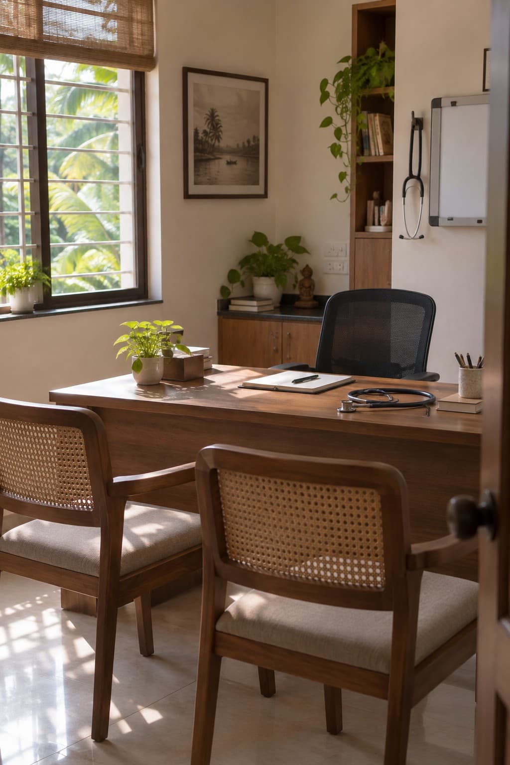 A welcoming local consultation room in Trivandrum